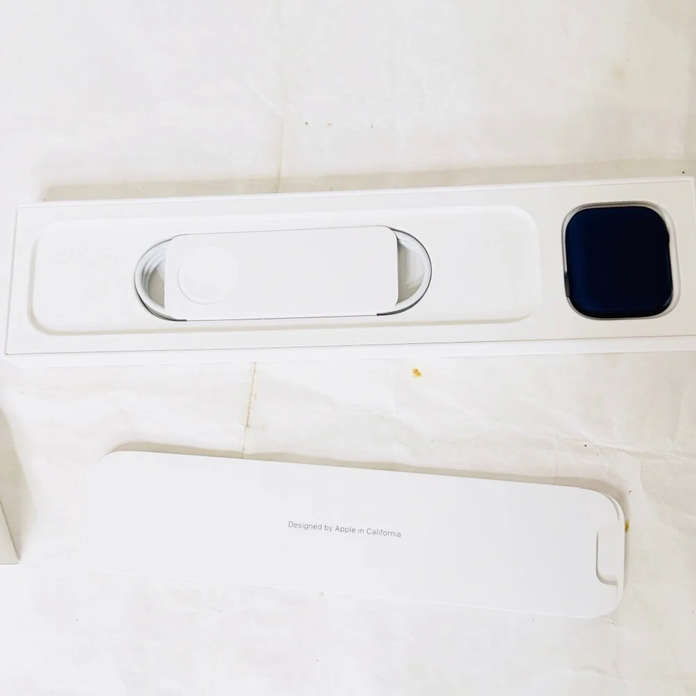 Apple Series 6 Watch Blue Aluminum Case GPS Cellular 44 MM Sport Band EUC